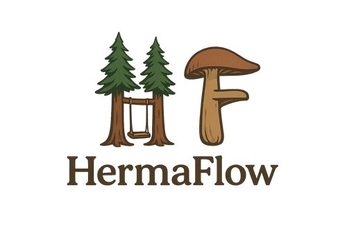 use two trees and a swing to make up the H and a mushroom to make up the f 